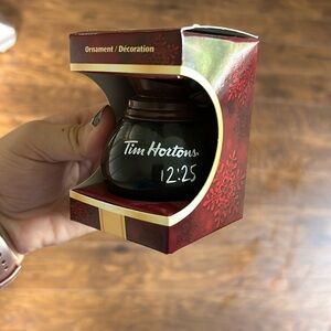 TIM HORTONS Christmas Ornament- NEW IN BOX